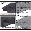 Home Weavers Double Ruffle Collection 100% Cotton Tufted Bathroom Rug Set, Non-Slip Latex Bath Rug Set - 4 of 4