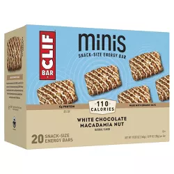 CLIF Bar White Chocolate Macadamia Nut Energy Bar Minis - 20ct