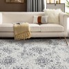 Machine Washable Living Room Rug Indoor Rug Kitchen Accent Rug Distressed Carpet Low Pile Bedroom Rug Office Dining Room Olive - 3 of 4
