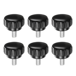 Unique Bargains Plastic Threaded Bolt Knurled Clamping Knob Thumb Screws 6 Pcs - 1 of 4