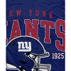 NFL New York Giants Vintage Arch Block Ultra Soft Blanket - 2 of 3