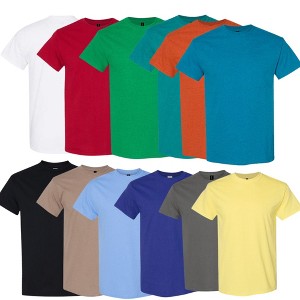 EG PRO Men's Heavyweight Cotton T-Shirt Undershirts 12-Pack Crewneck Tee for Everyday Wear - 1 of 4