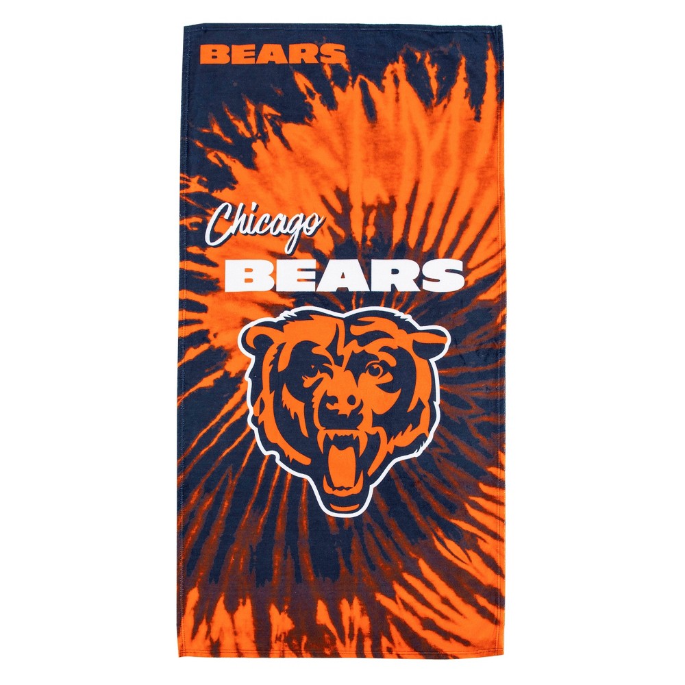 NFL Chicago Bears Pyschedelic Beach Towel