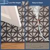 Liora Manne Carmel  Indoor/Outdoor Rug  Black.. - 3 of 4