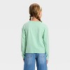 Girls' Long Sleeve Relaxed Fit Graphic T-Shirt - Cat & Jack™ - 3 of 4
