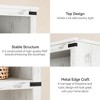 3 Tier Bookcase, Farmhouse Book Shelf with Storage - 4 of 4