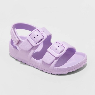 pink and purple sandals