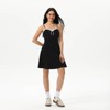 Women's Bow Ruffle Mini Dress - Wild Fable™ Black - 3 of 4