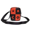 DC Comics Bag, Crossbody, Harley Quinn Diamonds Icons Red Black, Vegan Leather - 4 of 4