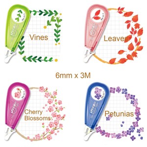 Wrapables Novelty Sticker Machine Pens, Decorative Stationery Supplies for Home Office School, Nature - 1 of 4