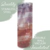 Elanze Designs Stars Stripes Forever Flag Red Blue 20 ounce Stainless Steel Travel Tumbler - 3 of 4