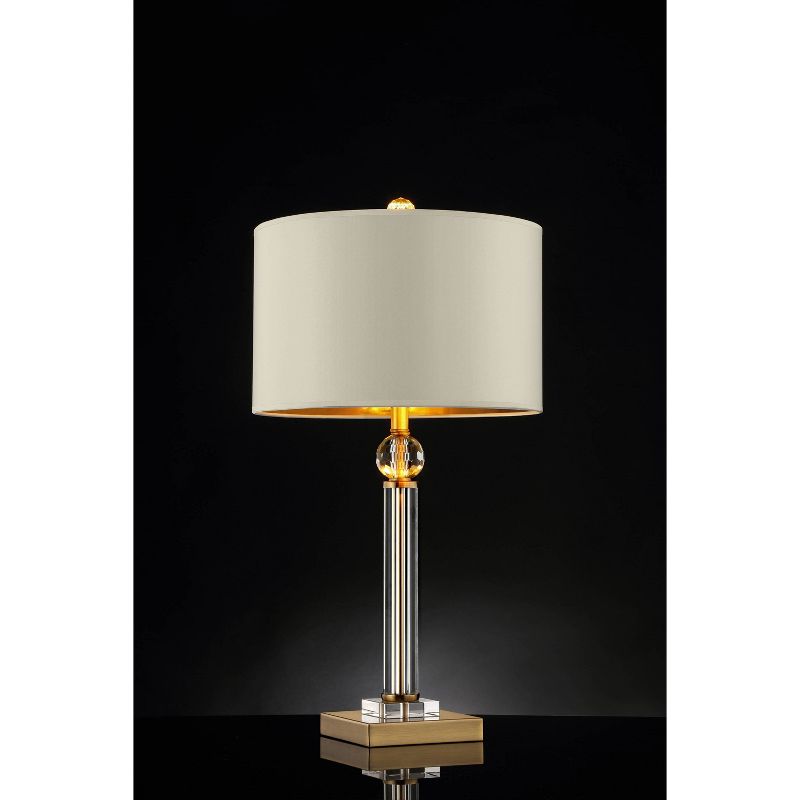 29.5&#34; Traditional Metal Table Lamp with Crystal Accents Gold - Ore International, 2 of 5