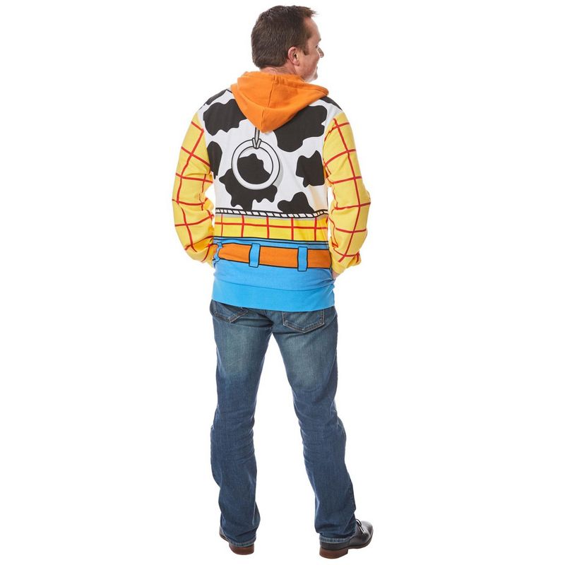 Mad Engine Toy Story Woody Mens Hoodie Costume, 4 of 5