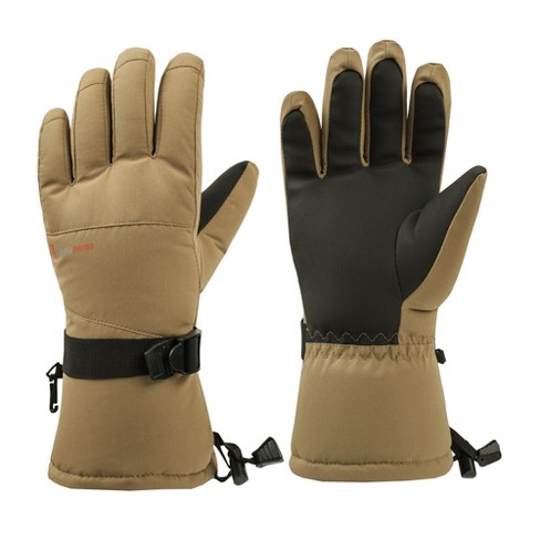 QuietWear Men's Waterproof Thinsulate Gloves 