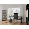 7-Shelf Modern Corner Bookcase with Thickened Iron Frame,Retro Walnut Finish,Open Storage Bookcase for Living Room or Office-Baofuwish - 2 of 4