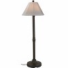 Patio Living Concepts Malibu 60 Outdoor Floor Lamp with 2 Bronze Resin Body and Natural Canvas Sunbrella Shade Cover - 2 of 2