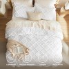 2-3 Pcs Boho Tufted Comforter Sets Multiple Colors & Patterns Farmhouse Shabby Chic Style - 4 of 4