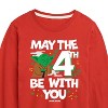 Boys' - Star Wars - Yoda May The 4Th Long Sleeve Graphic T-Shirt - 2 of 4