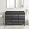 Modway Render 47" MDF and Particleboard Bathroom Vanity Cabinet in Charcoal - 3 of 4