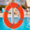 Pool Central Pool Floation Life Ring Buoy with Rope - Adult - 28" - 2 of 4