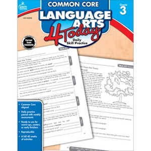 Common Core Language Arts 4 Today, Grade 3 - (Common Core 4 Today) (Paperback) - 1 of 1