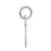 Black Bow Jewelry Sterling Silver, Amanda Collection Small Block Style Initial J Pendant - 2 of 4