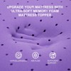 Itopfox Gel Memory Foam Mattress Topper with Ventilation for Pressure Relief, Breathable CertiPUR-US Certified Bed Topper - 2 of 4