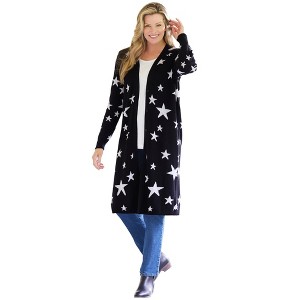 Woman Within Plus Size Perfect Cotton Duster - 1 of 4