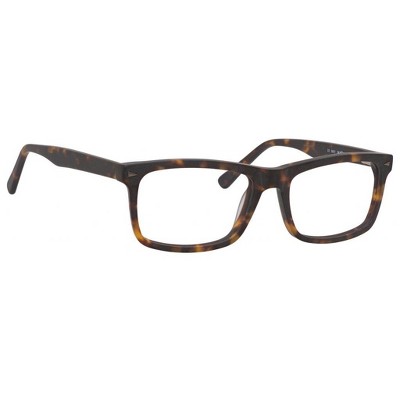 Esquire Mens EQ1548 Blue Light Filter+A/R Lenses Eyeglasses Matte Tortoise 55 mm