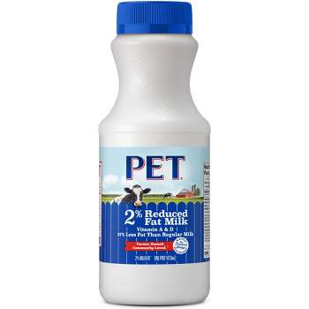 PET Dairy 2% Reduced Fat Milk - 1pt