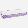 Bacati - MixNMatch Purple White Changing Pad Cover - 3 of 4