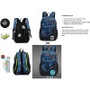 Teenage Boy Girl Unisex Multifunctional School Bag Backpack with Florescent Mark(20L, USB ColorG 3 Sets) - 2 of 4