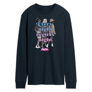 Men's - Barbie - Every Night Is Girls Night Long Sleeve Graphic T-Shirt - 1 of 4
