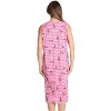 Just Love Womens Nightgown - Sleeveless Henley Oversized Sleepwear Gown - 3 of 3