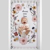 NoJo Keep Blooming Pink, White, Purple and Gold 'Dreams Come True' Wild Flowers 100% Cotton Photo Op Nursery Fitted Crib Sheet - 3 of 4