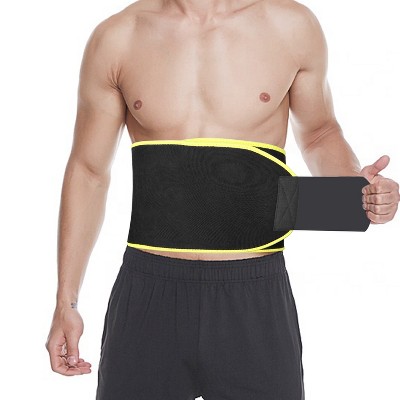 BiEnergo Waist Trainer for Women and Men Exercise Belt with Adjustable Straps Slimming Sauna Waist Trimmer 