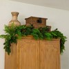 Nearly Natural 6' Artificial Mixed Pine and Norfolk Garland with Pinecones - 4 of 4
