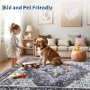Area Rug - Non-Slip Soft Low Pile Stain Resistant Throw Carpet for Living Room, Bedroom Nursery Dining Room Playroom - 4 of 4