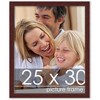 PosterPalooza | Classic Modern Brown Picture Frame - UV Acrylic, Foam Board Backing, Hanging Hardware - 3 of 4