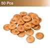 Unique Bargains Wooden DIY Craft Clothing Sewing Buttons 50 Pcs - 3 of 4