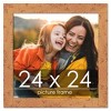 PosterPalooza | Square Shabby Chic Orange Picture Frame - UV Acrylic, Foam Board Backing, Hanging Hardware - 2 of 4