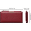 FATMOON Women’s Wallet - RFID Blocking Large Capacity PU Leather Purse  with Zipper Pocket, Card Slots for Everyday Use, Travel & Business - 3 of 4
