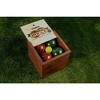 St. Pierre Tournament Bocce Set in Wood Box (TB2)  - Made in USA - 2 of 2