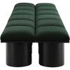 Meridian Furniture,Pavilion Boucle Fabric Bench - 3 of 4