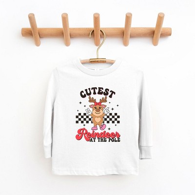 The Juniper Shop Cutest Reindeer At The Pole Youth Long Sleeve Tee