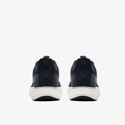 Clarks Mens Motion Trek LT Navy Knit Shoes 12 Wide — фото 5