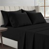 Lux Decor Collection Microfiber Queen Bed Sheets Set, 6 Pc Deep Pocket Bedding  Set - Black, Queen - Fry's Food Stores