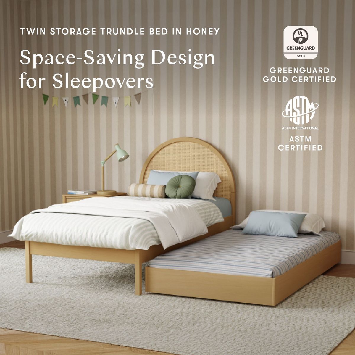 Babyletto Twin Storage Trundle Bed - thumbnail 2