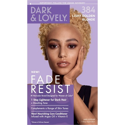 Dark and Lovely Fade Resist Rich Conditioning Hair Color - Light Golden  Blonde - 6.2 fl oz