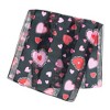 CTM Women's Valentine's Day Heart Print Holiday Lightweight Scarf - 2 of 4